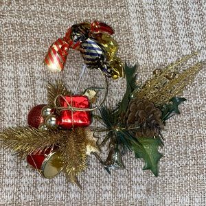 Christmas package toppers